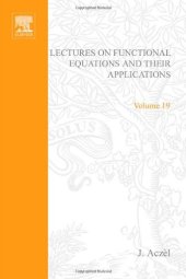 book Lectures on functional equations and their applications