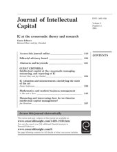 book Journal of Intellectual Capital, Volume 5, Number 2, 2004