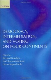 book Democracy, Intermediation, and Voting on Four Continents