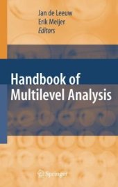 book Handbook of  Multilevel Analysis