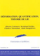 book Deformation, Quantification, Theorie de Lie (Panoramas et Syntheses)