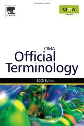 book Management Accounting Official Terminology, Second Edition (CIMA Exam Support Books)