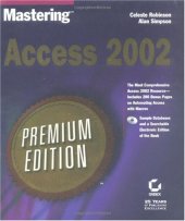 book Mastering Access 2002 Premium Edition