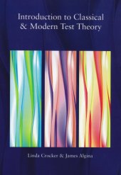 book Introduction to Classical and Modern Test Theory