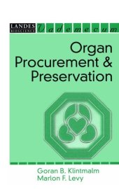 book Organ Procurement and Preservation (Vademecum)