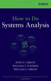 book How to Do Systems Analysis (Wiley Series in Systems Engineering and Management)