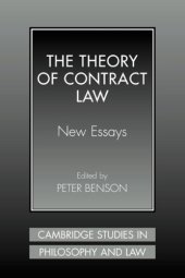 book The Theory of Contract Law: New Essays