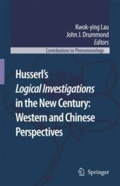 book Husserl’s Logical Investigations in the New Century: Western and Chinese Perspectives