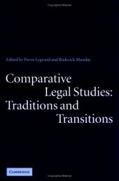 book Comparative Legal Studies: Traditions and Transitions