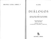 book Dialogos I - Platon (Biblioteca clasica Gredos) (Spanish Edition)