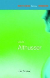 book Louis Althusser (Routledge Critical Thinkers)