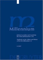 book Millenium - Jahrbuch zur Kultur und Geschichte des ersten Jahrtausends n. Chr. - 4 2007  German