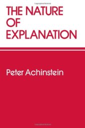 book The Nature of Explanation