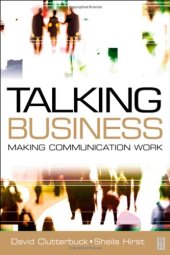 book Talking Business: Making Communication Work