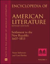 book Encyclopedia of American Literature, 1607 to the Present (Revised edition)