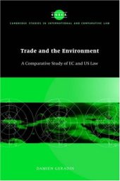 book Trade and the Environment: A Comparative Study of EC and US Law