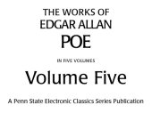 book The Works of Edgar Allan Poe in Five Volumes: Volume Five