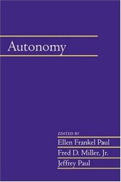 book Autonomy: Volume 20, Part 2 (Social Philosophy and Policy) (v. 20)