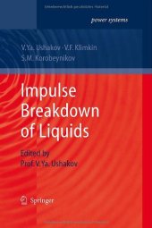 book Impulse Breakdown of Liquids (Power Systems)