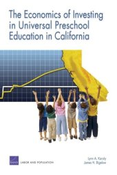 book The Economics of Investing in Universal Preschool Education in California