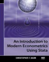 book An Introduction to Modern Econometrics Using Stata