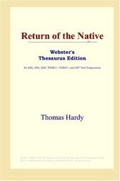 book Return of the Native (Webster's Thesaurus Edition)