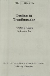 book Dualism in Transformation (Jordan Lectures in Comparative Religion)
