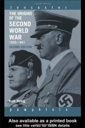 book The Origins of the Second World War 1933-1941 (Lancaster Pamphlets)