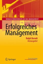 book Erfolgreiches Management