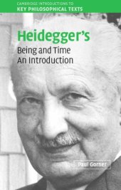 book Heidegger’s Being and Time: An Introduction