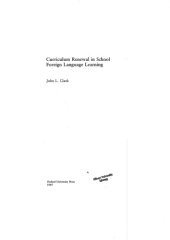 book Curriculum Renewal in School Foreign Language Learning