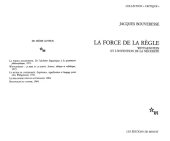 book La force de la regle: Wittgenstein et l'invention de la necessite (Collection