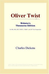 book Oliver Twist (Webster's Thesaurus Edition)