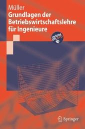 book Grundlagen der Betriebswirtschaftslehre fur Ingenieure  GERMAN