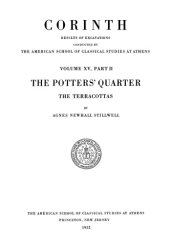 book The Potters' Quarter: The Terracottas (Corinth vol.15.2)