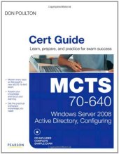 book MCTS 70-640 Cert Guide: Windows Server 2008 Active Directory, Configuring