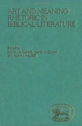 book Art and Meaning: Rhetoric in Biblical Literature (JSOT Supplement)