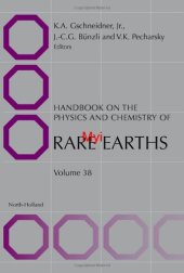 book Handbook on the Physics and Chemistry of Rare Earths, Volume 38