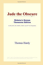 book Jude the Obscure (Webster's Korean Thesaurus Edition)