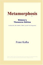 book Metamorphosis (Webster's Thesaurus Edition)