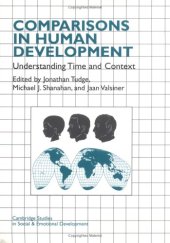 book Comparisons in Human Development: Understanding Time and Context