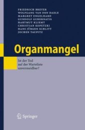 book Organmangel: Ist der Tod auf der Warteliste unvermeidbar?