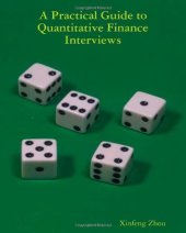 book A Practical Guide To Quantitative Finance Interviews