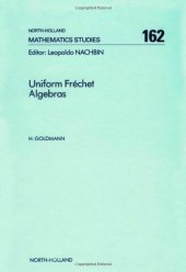 book Uniform Fréchet Algebras