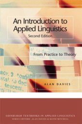 book An introduction to applied linguistics: from practice to theory, 2nd Edition