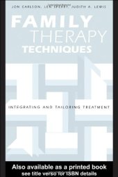 book Family Therapy Techniques: Integrating and Tailoring Treatment