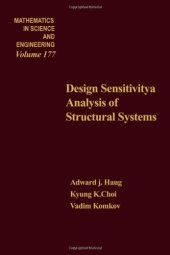 book Design Sensitivity Analysis of Structural Systems