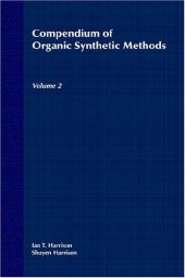 book Compendium of Organic Synthetic Methods Volume 2