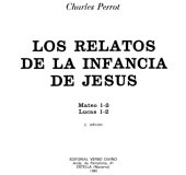 book Los Relatos de la Infancia de Jesus - Mateo 1-2 - Lucas 1-2