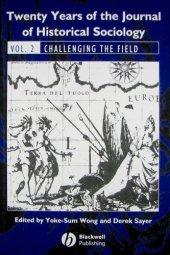 book Twenty Years of the Journal of Historical Sociology: Volume 2: Challenging the Field